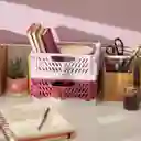 Set Canasto Plegable Plástico Pp 22 x 15 x 9 cm Casaideas