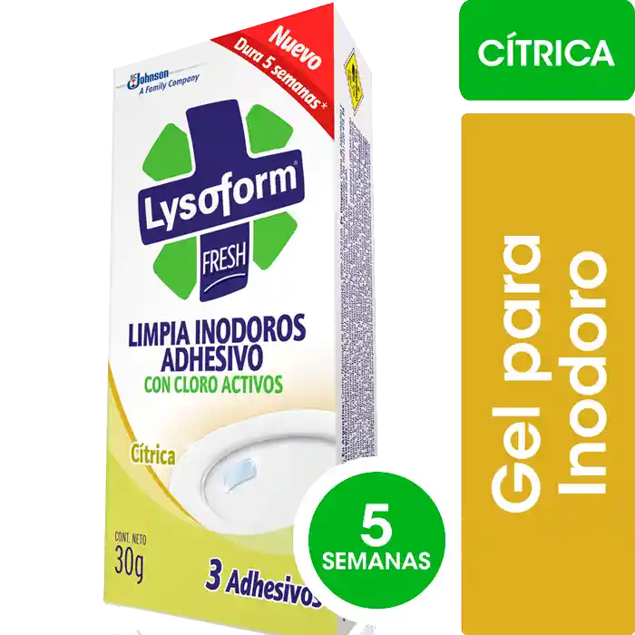 Lysoform Limpia Inodoro Adhesivo Citrica