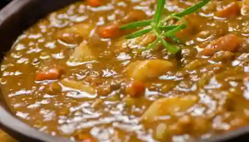 Guiso de Lentejas con Pollo a la Plancha