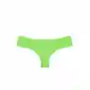 Bikini Calzón Culote Tanga Color Verde Talla XL Samia