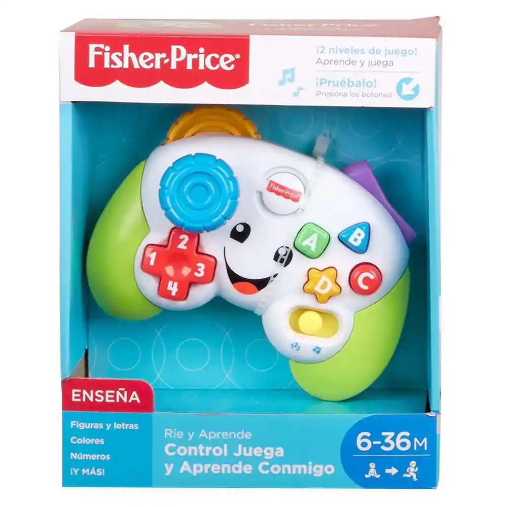 Fisher Price Ríe Y Aprende Control Juega Y Aprende Conmigo