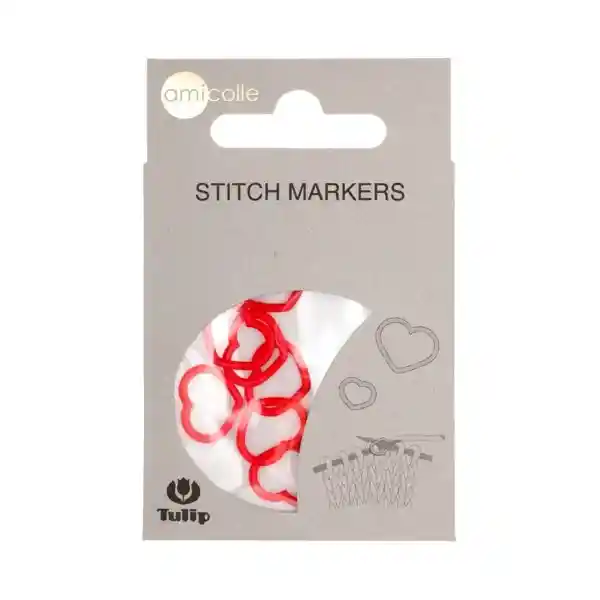 Marcadores De Ptos Corazón Rojo 7 - L Tulip Idad