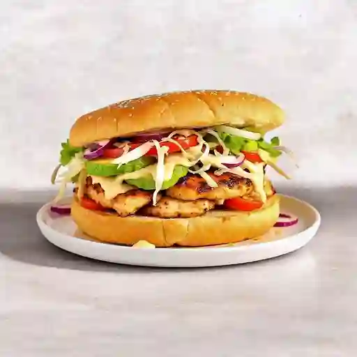 Sandwich Xl De Pollo Dinamico