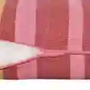 Cojín Algodón Ribb Rojo 45 x 45 cm