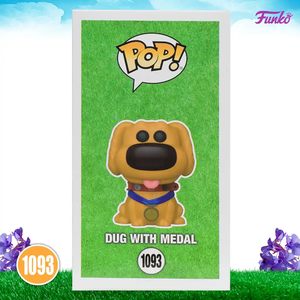 Funko Pop! Figura de Colección Dug With Medal Dug Days 1093