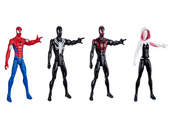 Spiderman Muñeco Titan Hero Web Warriors Surtido