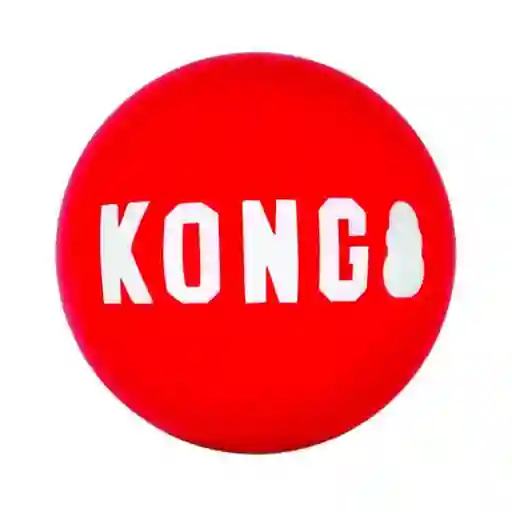 Kong Juguete Signature Ball Medium Para Mascotas