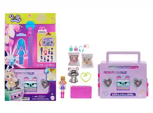 Polly Pocket Set de Juego Fashion Reveal Fiesta Disco