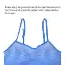 Brasier Deportivo Para Mujer Azul L/XL Miniso