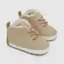 Botines Para Niño Clásico Cordones Beige Talla 15 Colloky