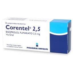 Corentel 2,5 mg Comprimidos Recubiertos