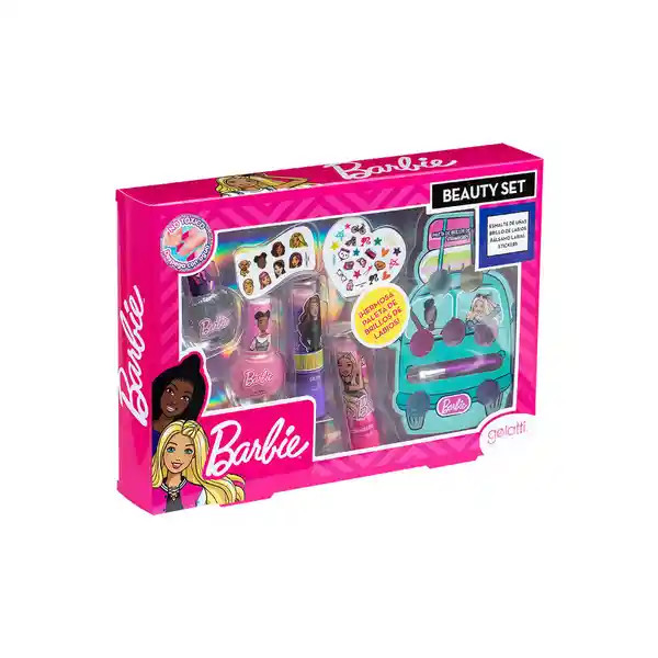 Estuche Barbie Maquillaje Gloss