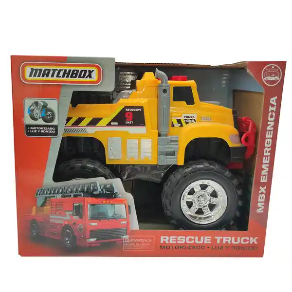 Matchbox Vehiculos de Rescate Luz y Sonido
