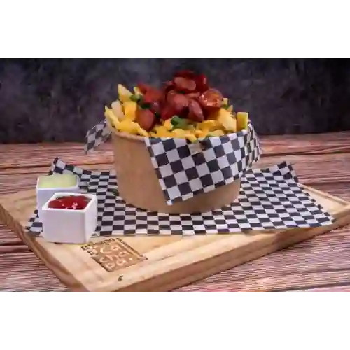 Papas Fritas Bastón con Chorizo