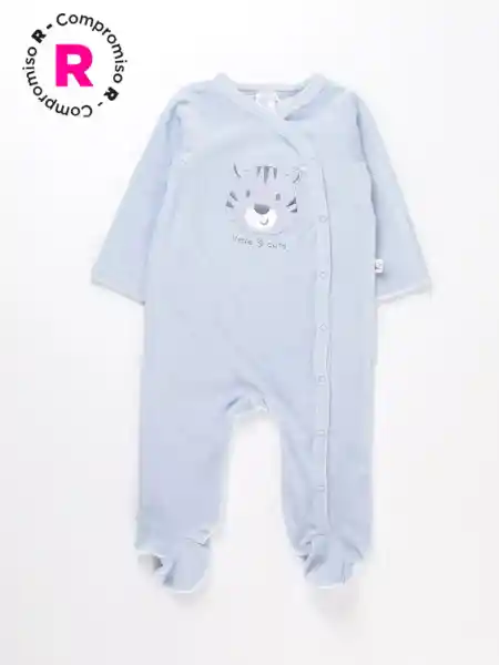 Baby Harvest Enterizo Osito Plush02 B es tt Azul 3-6