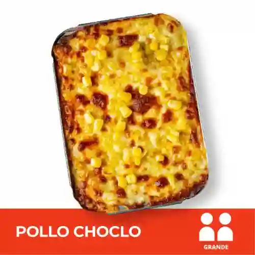 Pollo Choclo Grande + Pancitos de Ajo