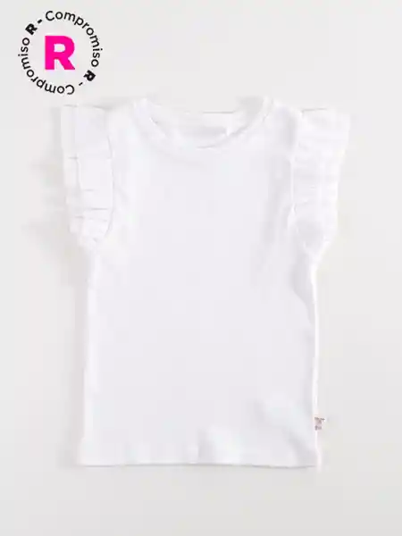 Harvest Polera Sin Manga Ribwings Blanco 4 V26