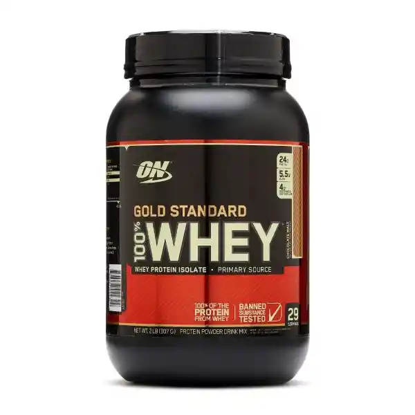 Whey Optimum Nutrition Proteina 100%Gold Chocolate Malta