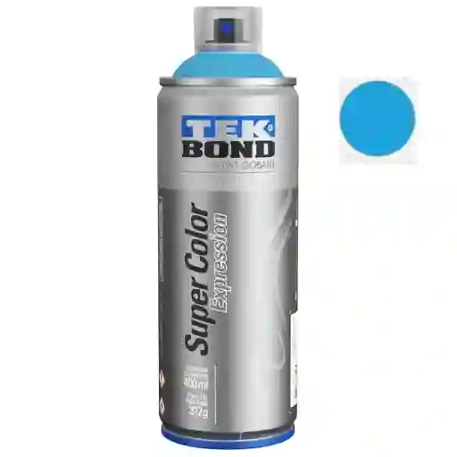 Tek Bond Pintura Expression en Aerosol Spray Cyan Blue