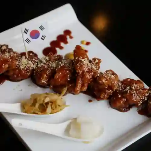 Korean Soya-Sauce Fred Chicken