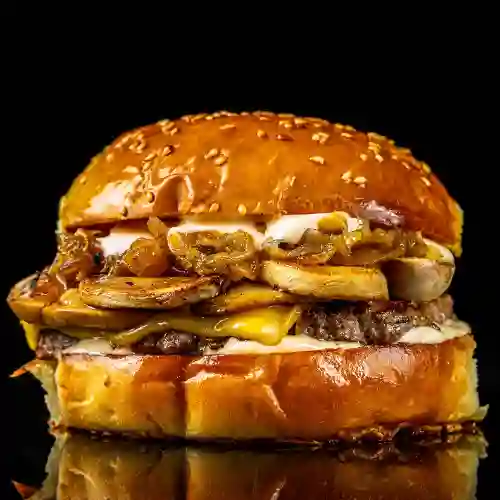Seta Burger + Papas Fritas