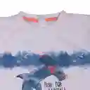 Polera Bebe Niño Blanco Pillin 3 a