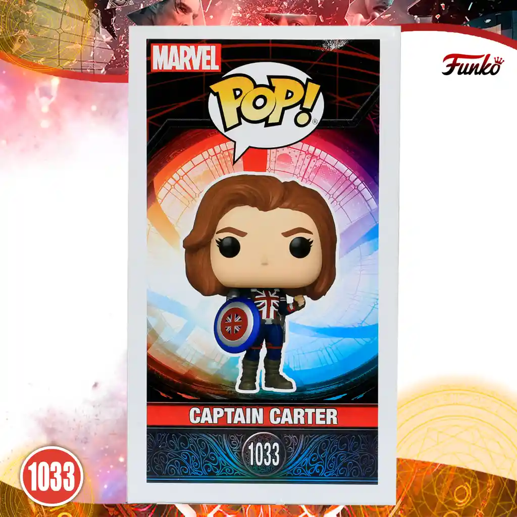 Figura de Acción Pop Marvel Doctor Strange Captain Carter 1033