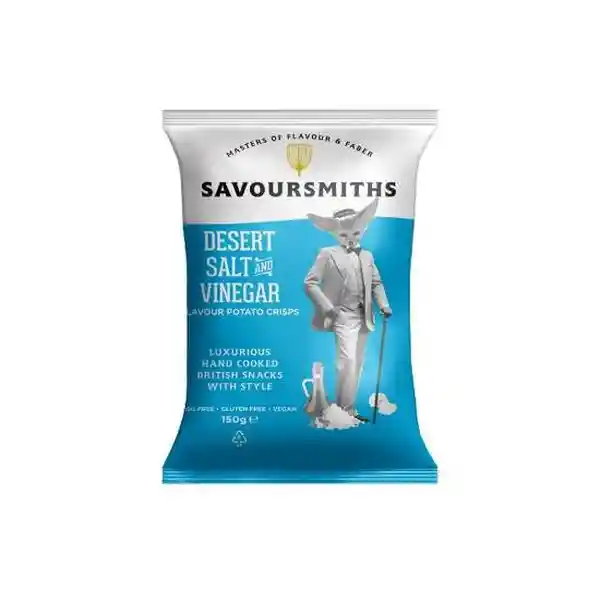 Savoursmiths Papas Fritas Sal Del Desierto y Vinagre