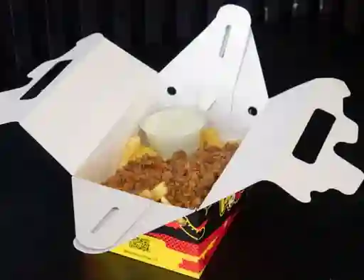 Caja Papas Fritas Carne Molida 1 Salsa