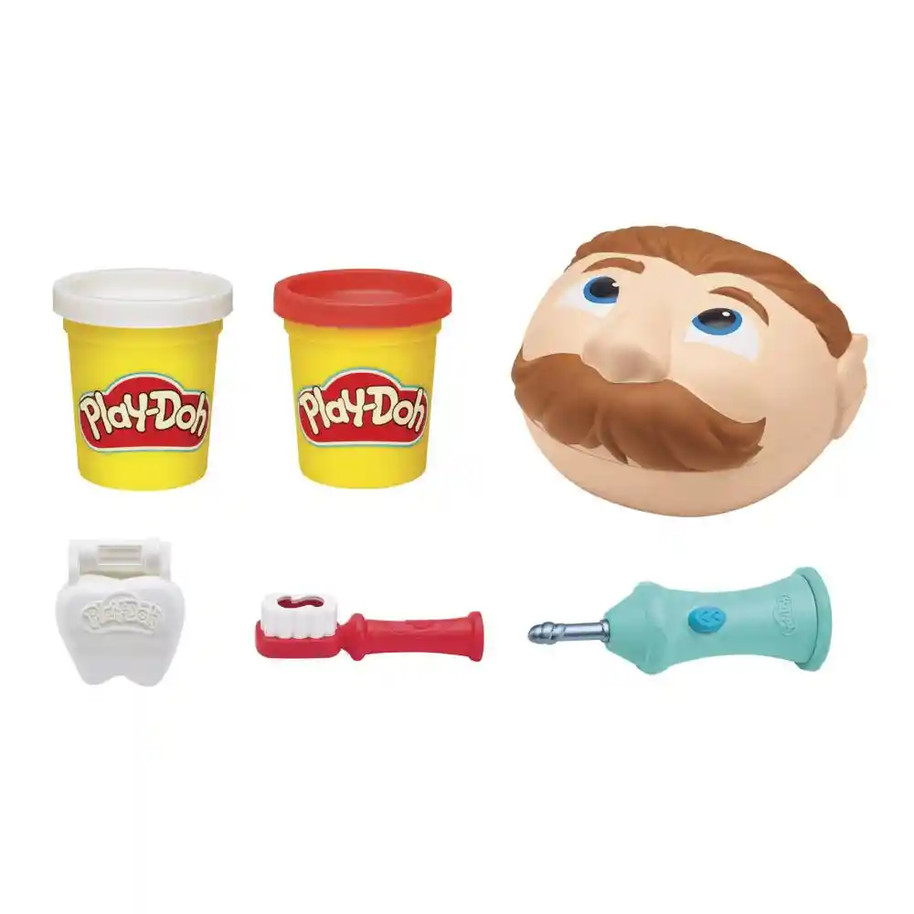   Play Doh  Conjunto Massa De Modelar Brincando De Dentista 