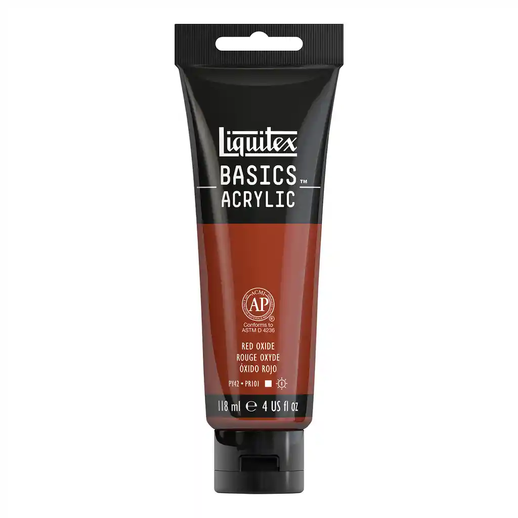 Liquitex Acrilico BASICS 118 ml 335 Óxido Rojo