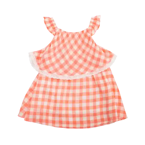 Vestido Bebe Niña Rosado Pillin 3 a