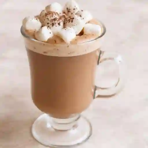 Chocolate caliente con marshmallow