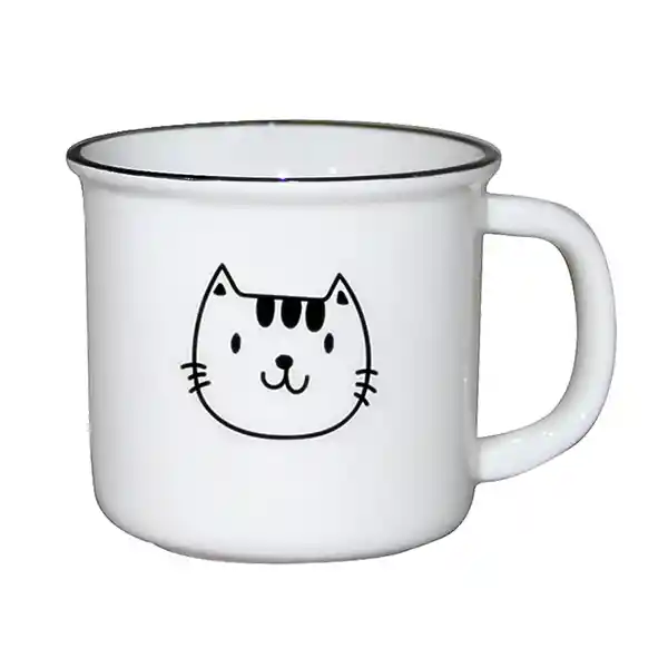 Taza Con Caricatura de Gato Miniso