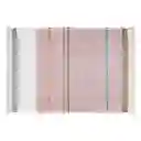 Individual de Algodón Con Línea de Colores 45 x 33 cm