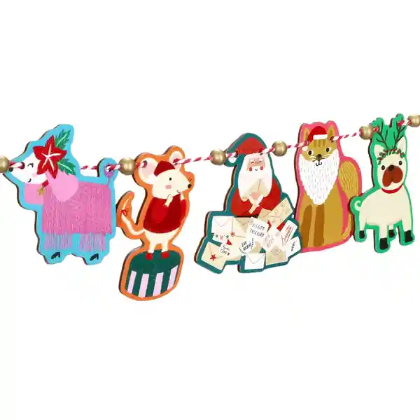 Guirnalda Madera Troquel 250 cm Casaideas