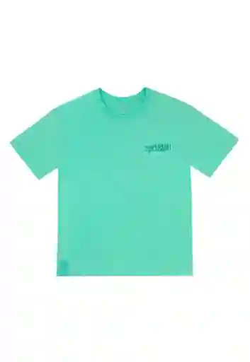 Polera Slub Holiday Boys Verde Talla 08 - 247