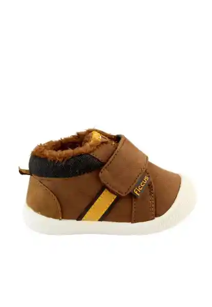 Zapatillas Velcro Gatear Soft Niño Café 19 826 Ficcus