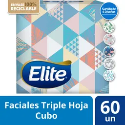 Elite Pañuelos Faciales Premium Triple Hoja