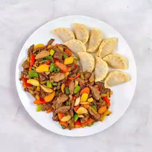 2 Chapsui De Carne + 6(U) De Wantan