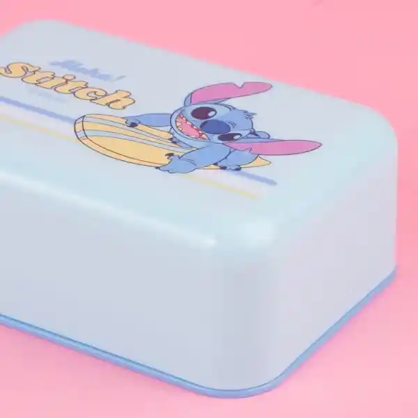 Disney Jabonera Stitch Plástico Azul 12 x 5 cm