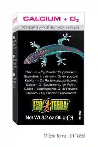 Exo Tierra Suplemento Vitamínico Para Reptiles Calcium + D3