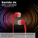 Miniso Audífonos De Cable Rojo 1m