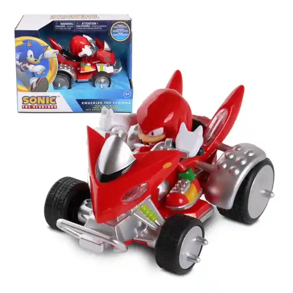 Sonic Auto Pull Back Knuckles 15 cm