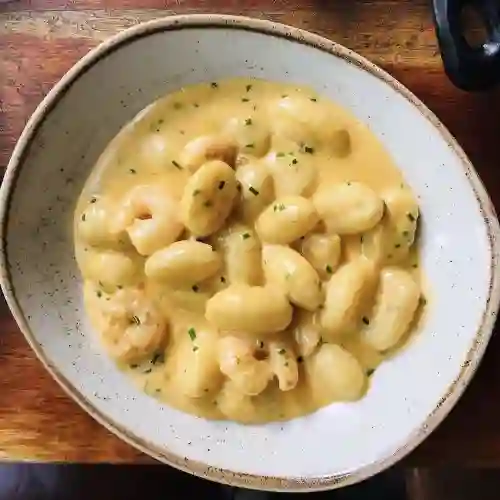 Ñoquis con Camarones
