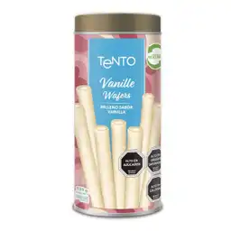 Tento Galleta Waffer Relleno Vainilla