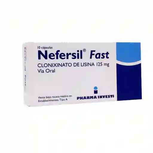 Nefersil Fast (125 mg) Cápsulas