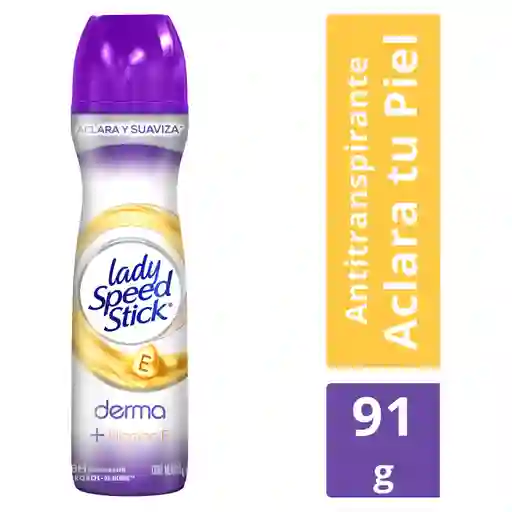 Lady Speed Stick Desodorante Derma + Vitamina E en Aerosol