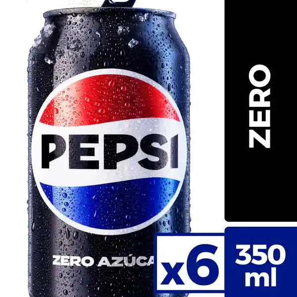 Pepsi Bebida Zero 6 x 350 cc