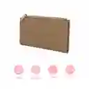 Cartera Larga Para Mujer Beige Miniso